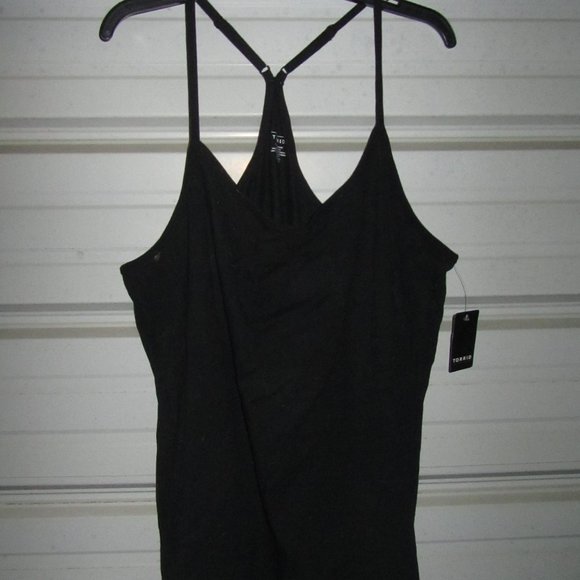 5X Plus Size Torrid Black Foxy Scoop Neck Racerback Cami top NEW womens - Picture 4 of 5